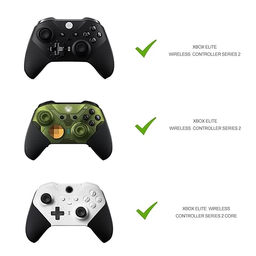 Metal Replacement Thumbsticks for Xbox Elite Controller Series 2 Core,Component Pack Includes 4 Swap Magnetic Joysticks - Image 5
