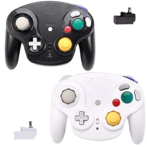 TOOPONE Wireless Gamecube Controllers, Classic Gamecube Wavebird Wireless wii Controller Remote Gamepad Joystick for Nintendo Gamecube Console