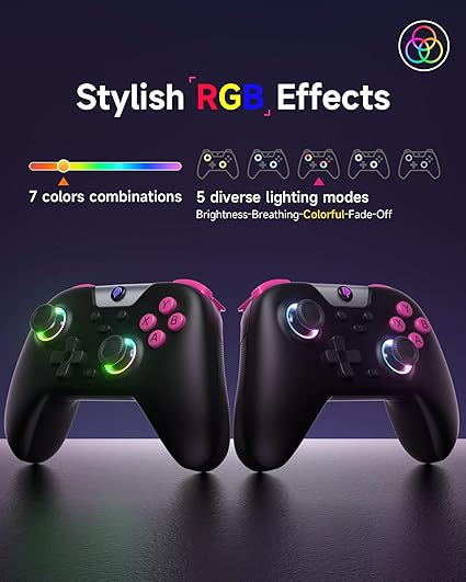 EasySMX X05 2.4g Wireless Gaming Controller for PC/Steam/iPhone/Android/Switch - Bluetooth Controller Gamepad - Image 3