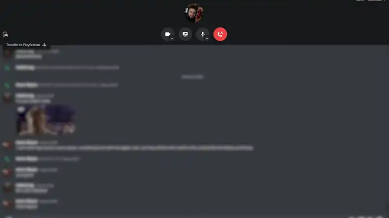 Starting a Discord Chat on PS5